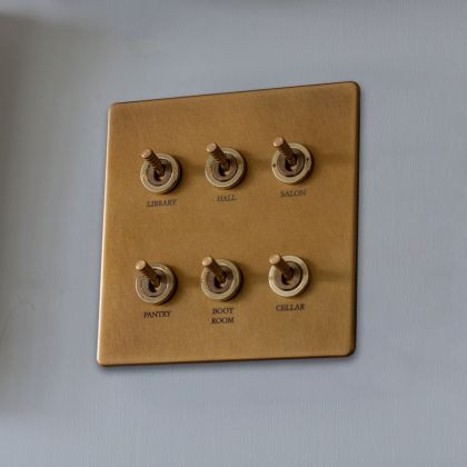 Old Brass Sockets and Switches - The Belgravia Collection