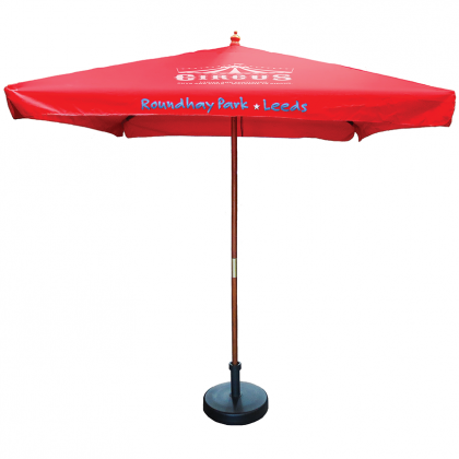 8PAS - 2m Square Wooden Parasol