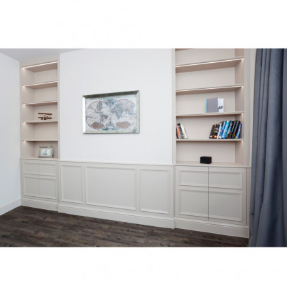 Alcove cupboards & shelving