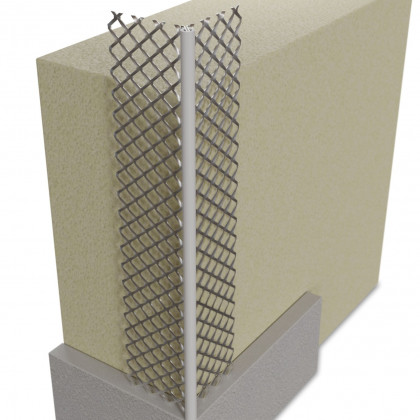 Angle Bead for plastering and rendering with a sharp spine