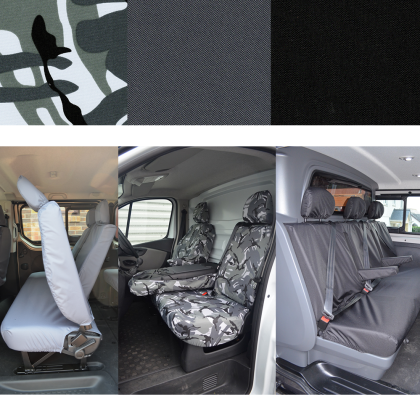 Renault Trafic 2014+ Tailored Waterproof Seat Covers