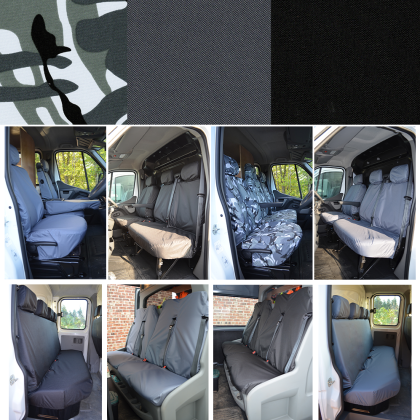 Vauxhall Movano 2010-2022 Tailored Waterproof Seat Covers