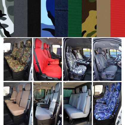 Ford Transit 2014+ Tailored Waterproof Seat Covers