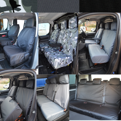 Vauxhall Vivaro 2019+ Tailored Waterproof Seat Covers