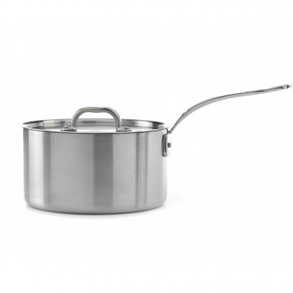 20cm Stainless Steel Tri-Ply Saucepan with Lid