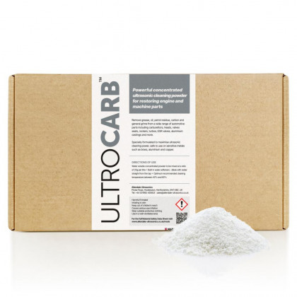 ULTROCARB Concentrated Ultrasonic Cleaning Powder for Carburettors and Engine and Machine Parts