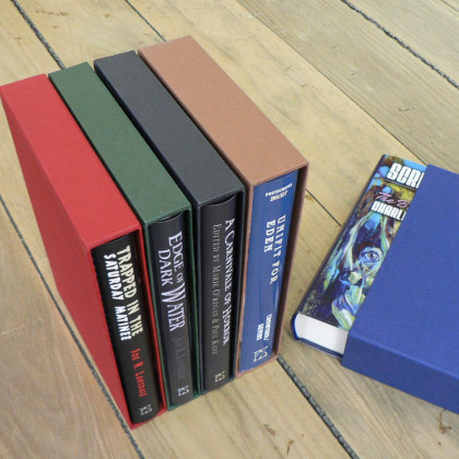 Bespoke Rigid Slipcases - Paper Covered or Wire Stitched
