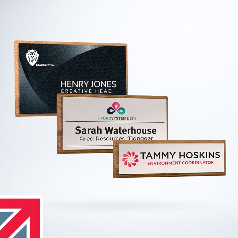 Personalised & Reusable Name Badges - Made in Britain