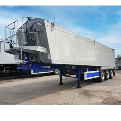 Alloy plankside bulk tipping trailer