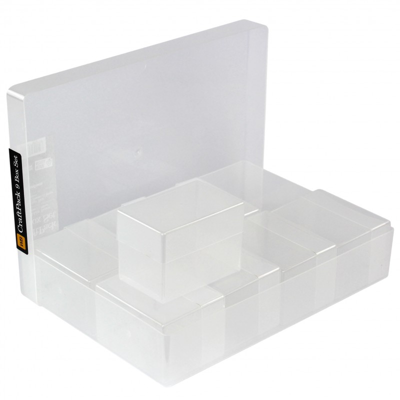 weston boxes  WestonBoxes A4 Plastic Craft Storage Boxes with