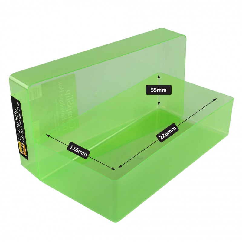 WestonBoxes Compliment Slip / DL Envelope Storage Box - Made in Britain