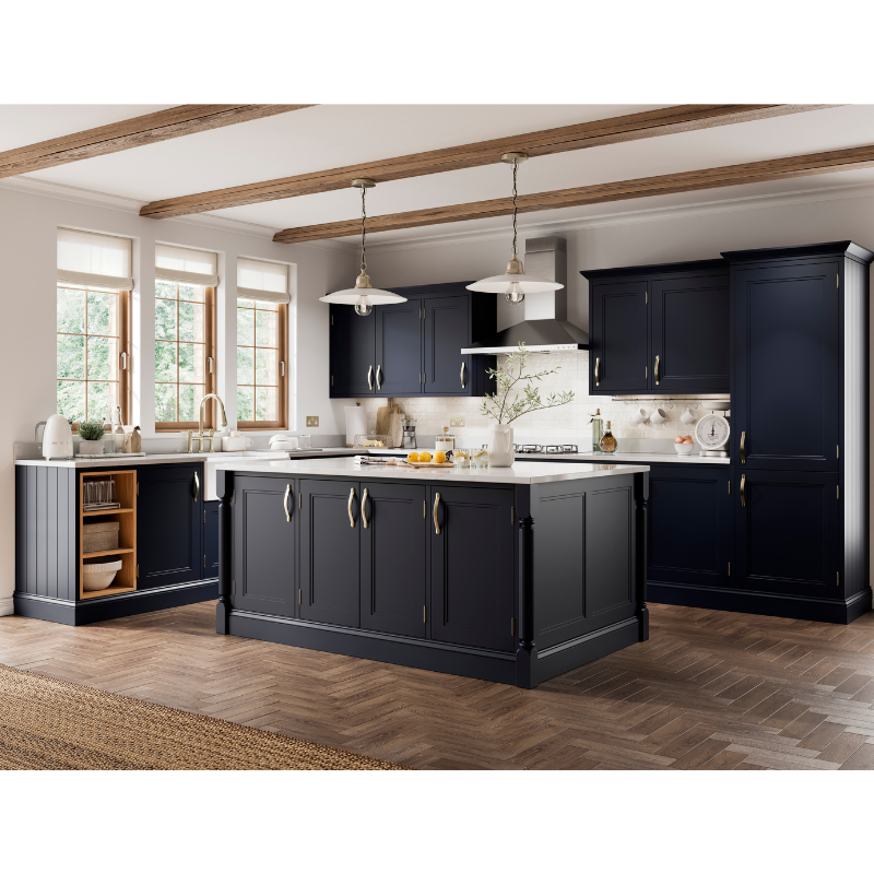 Inframe Shaker Inframe Shaker Kitchen in Navy Blue - Made in Britain